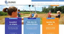 Desktop Screenshot of celenus-kliniken.de